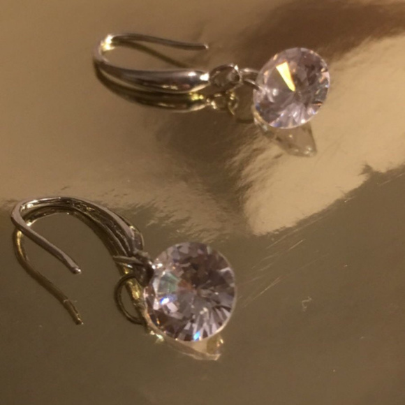 .925 Swarovski Crystal Drop Earrings - Picture 4 of 4